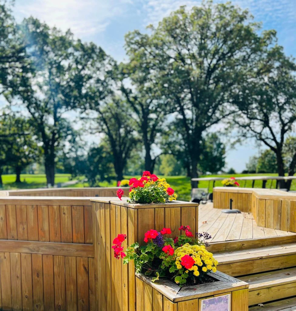 patio of clubhouse